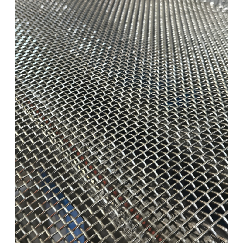 High Wear Resistant Manganese Steel Crimped Wire Mesh with 2mm-12mm Wire Diameter for Mining and Quarry Screening