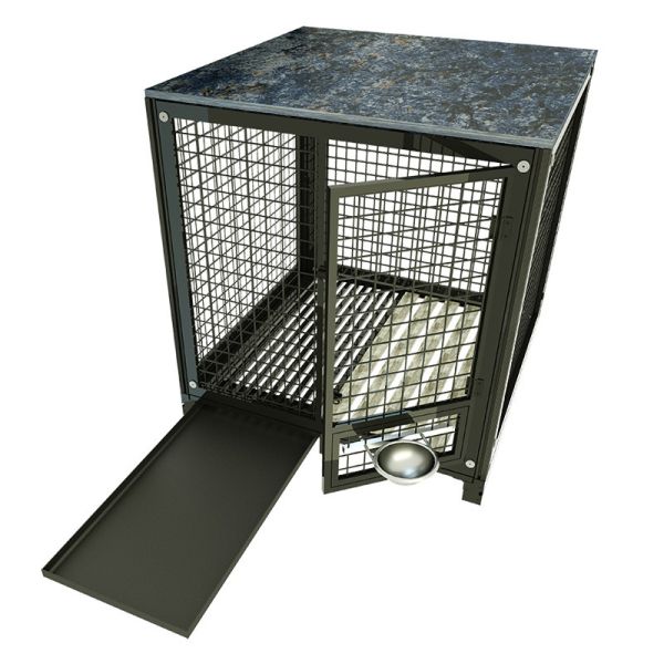 Металлическая домашняя клетка для домашних животных Алюминиевая сплав Дом для собак Клетка для собак