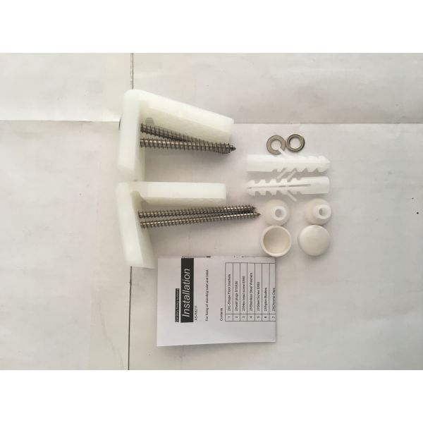 3A Toilet Cistern Fixing Screws , Nylon 7 - Shaped Foot Screws Easy Replace