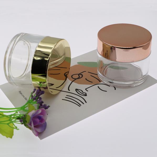 0.5oz 1oz 2oz Empty Face Cream Jar Eye Cream Jar Silk Screen Printing