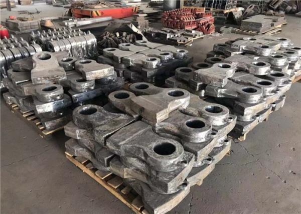60hrc Hardness Bimetal Hammers Resin Sand Casting Process For Cement Plant