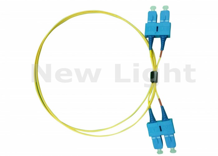 Диаметр СМ ДС 9-125 1.2мм соединительных кабелей оптического волокна СК СК для испытательного оборудования данных