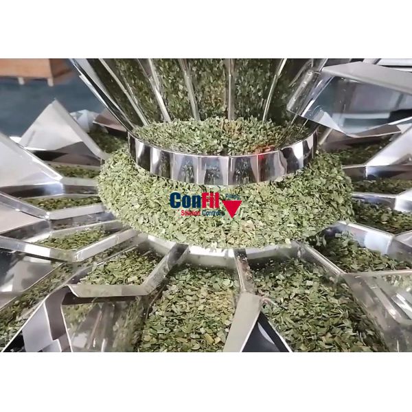 El pesador micro de la balanza de Multihead deshidrató el peso bajo Mini Filling Machine de la blanco de la comida