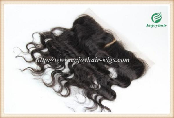 Brazilian virgin hair lace frontal 13''x4'' ,natural color body wave 10''-24''L hairpiece