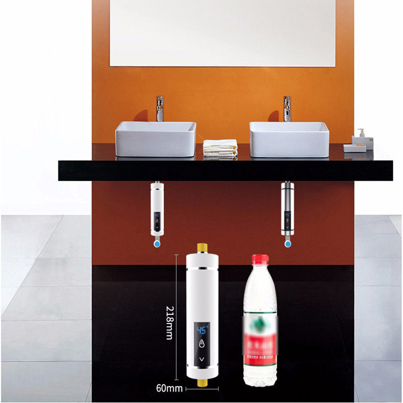 кран 3500-5500W подогревателя ливня без танка водопроводного крана Bathroom горячего немедленный электрический