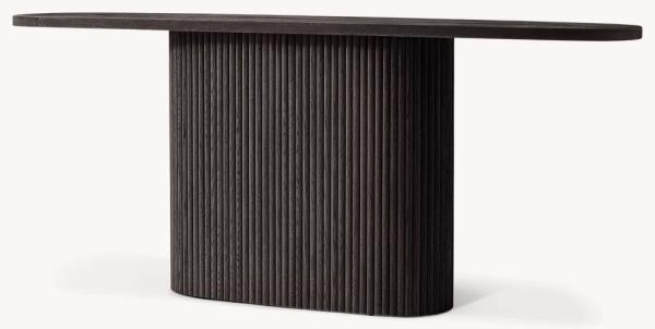 Modern Bedroom Console Table Customizable With Wood Glass Or Ceramic Top