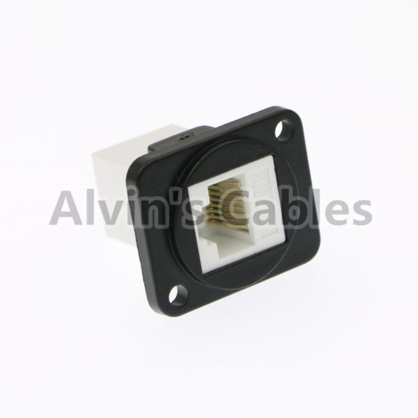 Panel Mount Waterproof RJ45 Connector Ethernet Cat6 Connection Type
