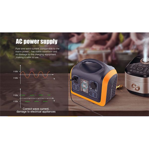 MPPT Controller LiFePO4 Battery 600w Solar Power Station Portable Solar Panel Power Bank