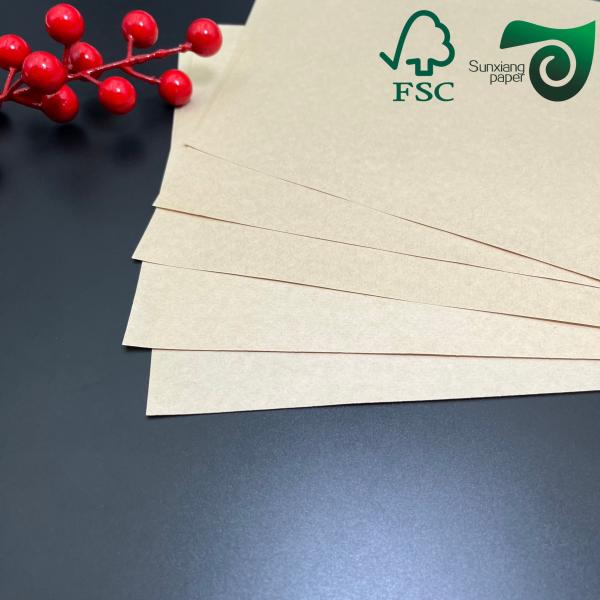 35gsm 40gsm Bleached Machine Glazed MG Kraft Paper 50cm 70cm For Food Packaging