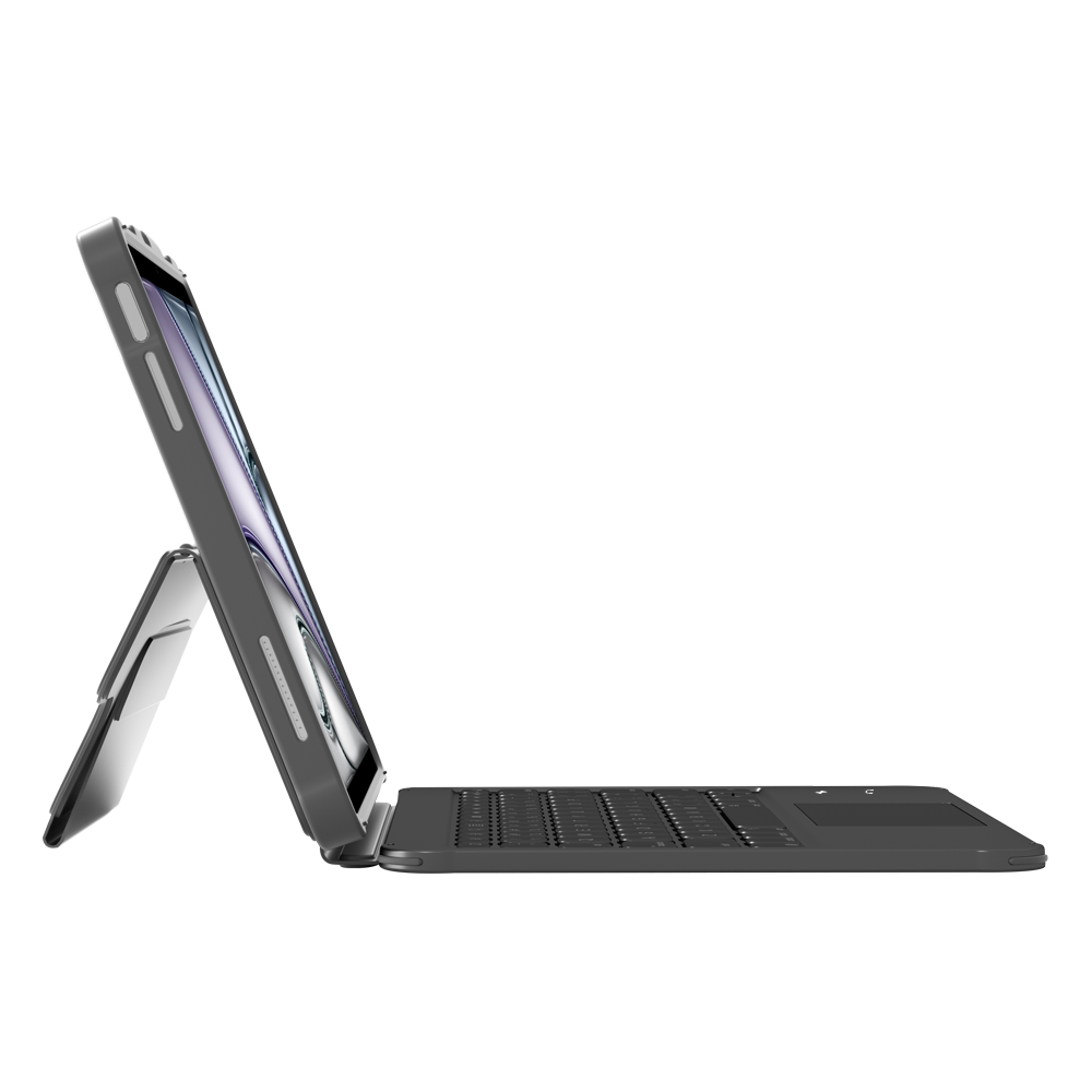 Business-Grade Rugged Keyboard Case for iPad A16 USB-C Port Wired Keyboard Cover Multi-Touch Trackpad Support Custom Logo