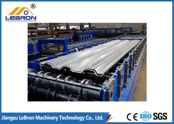 Rolo de aço galvanizado da plataforma de assoalho da bobina 15KW que forma a espessura da máquina 0.8-1.5mm