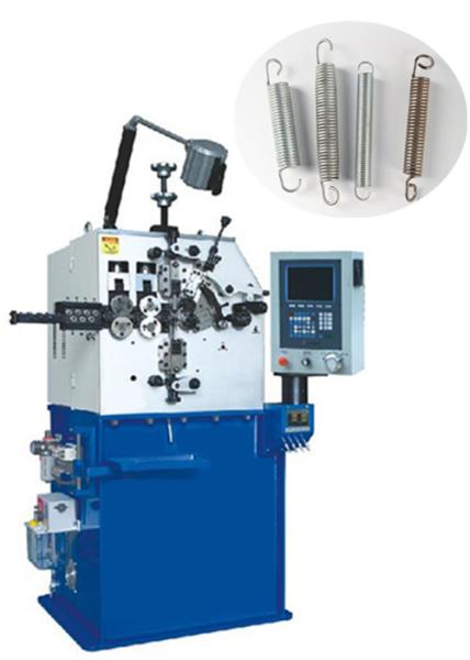 Different Shape Spring Making Machine 120*120*170 cm Size With 1.2kw Pitch Axis