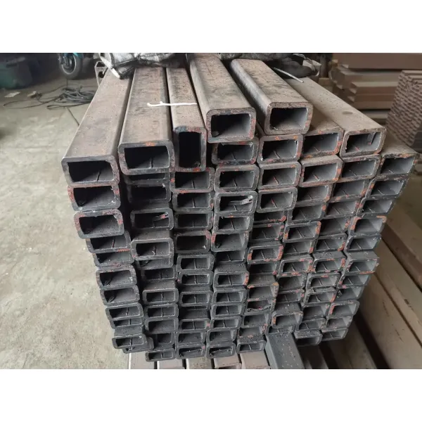 ASTM A500 Black Surface Square Hollow Section Steel Pipe with S355JR Grade for Structural Use