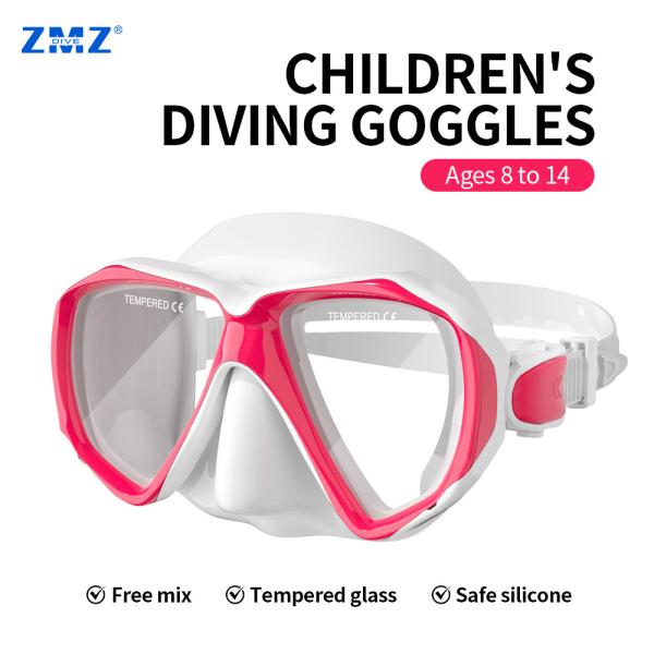 ODM Silicone PC Mirrored Youth Swim Mask And Snorkel Eco Friendly