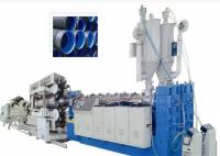 Ligne de production de tuyaux ondulés en PVC PE à paroi unique, machine de fabrication de tuyaux d'égout