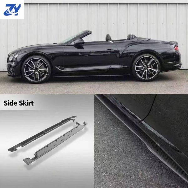 For Bentley Continental GT High-Gloss Carbon Fiber Front Bumper Lip Kit New High Quality Body Kit for Upgrade