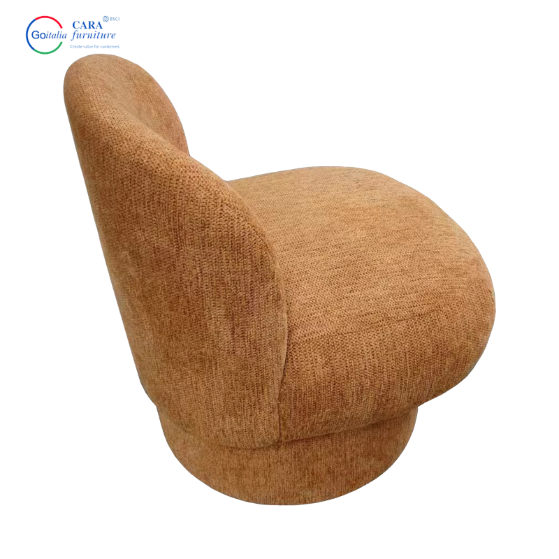 Armless Home Furniture Single Seat Soft Fabric Modern Nordic Side Chairs For Living Room