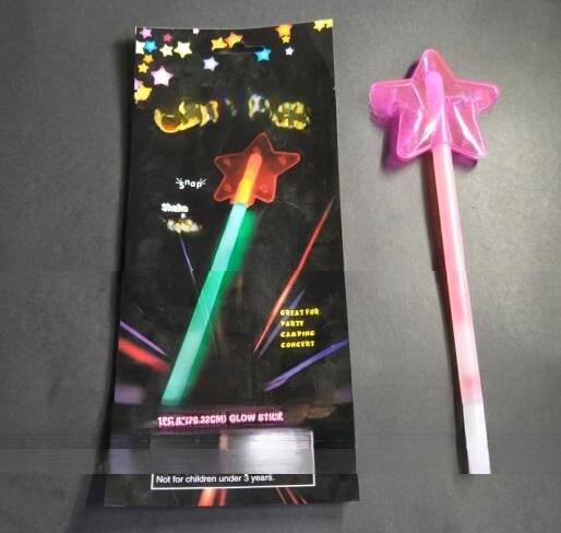 2022 Non-Flammable Glow Star Sticks in Assorted Colors for Bar Occasions Free Samples