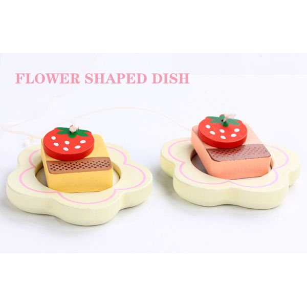 Lemon Simulation Kitchen Wooden Set Creative White Afternoon Tea