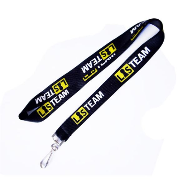 Polyester Double Bulldog Clip Lanyards Promotional Customised Lanyard Card Holder