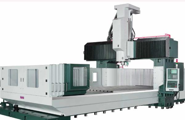 High Power Moving CNC Double Column Machining Center Various Column Distance