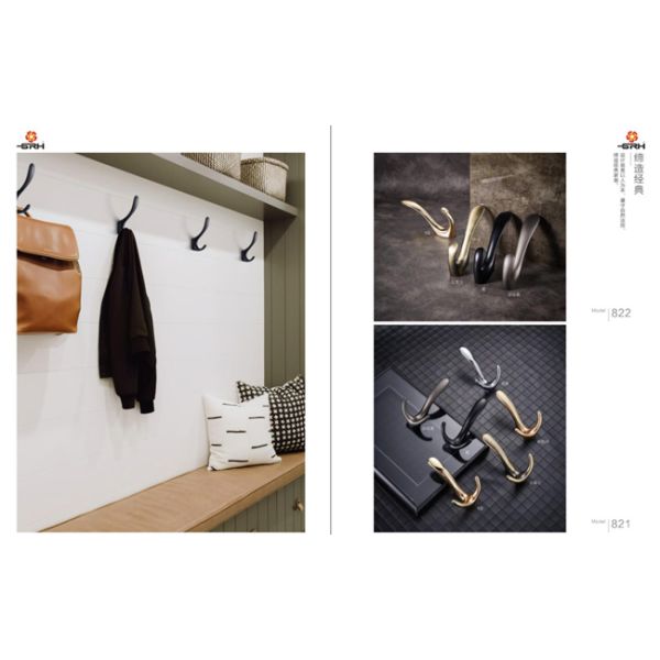 Алюминиевая ванная одежда крюк полотенце вешалка крюк от китайского поставщика Северо-Европейский стильный крюк ткани