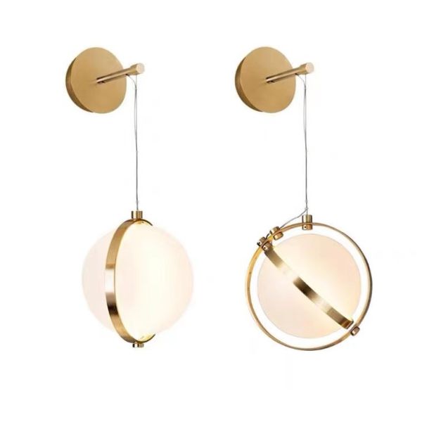 Minimalist gold and black led bedroom wall lights simple black led minimalist indoor Wall Lamp