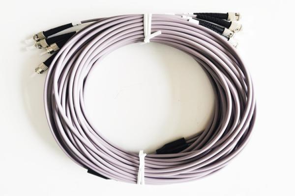 Comprimento blindado do cabo 25m do remendo da fibra ótica do ST UPC de CATV milímetro