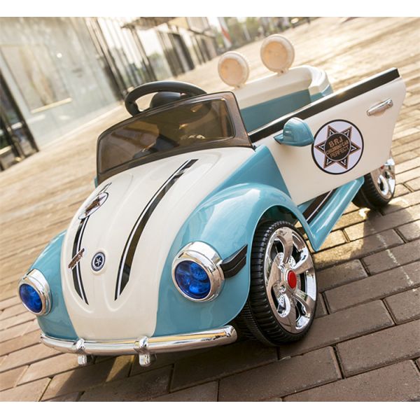 Escarabajo de los niños de paseo eléctrico en el coche 4 ruedas Princesa rosa cartón tamaño 101 * 54.5 * 33CM