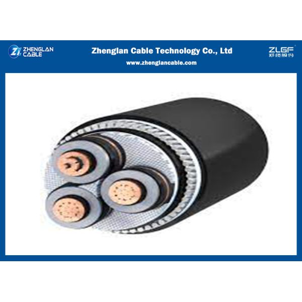 3*150sqmm SWA Power Cable XLPE Insulation 36KV MV Copper Power Cable
