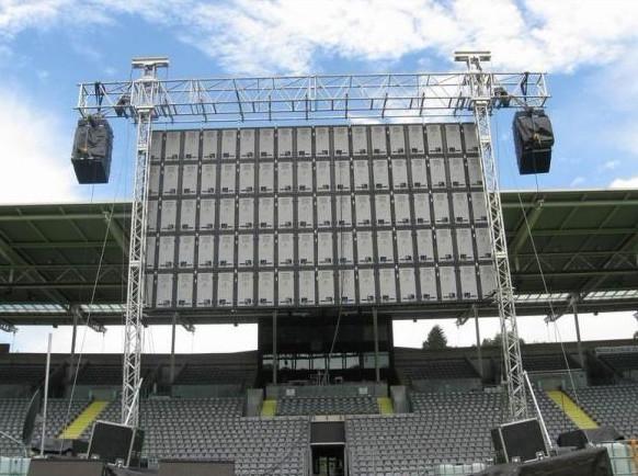 Programmable P6 LED Display Project , SMD 3535 RGB Advertising LED Wall Rental