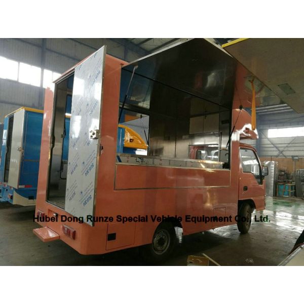 Custom Color JAC Mobile Kitchen Truck , Street Mobile Fast Food Van