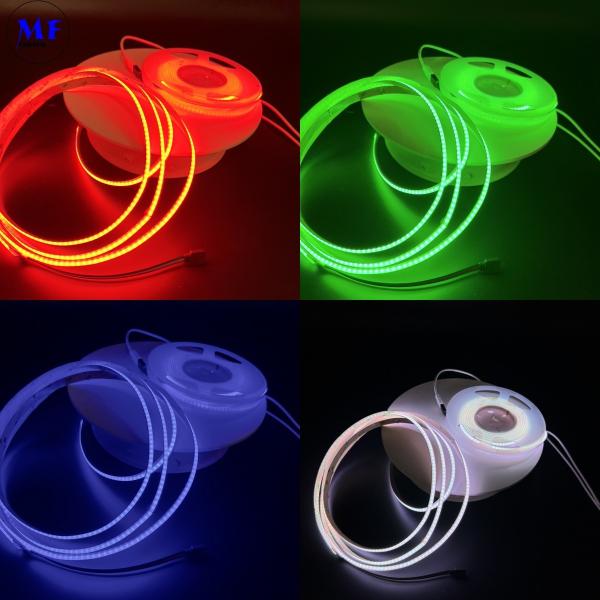 COB LED Strip Light DC 12V 24V resistente à água Baixa Tensão Para Sob Cabinet Tepe Ceiling Light 5m Cuttable Exterior Outdoor