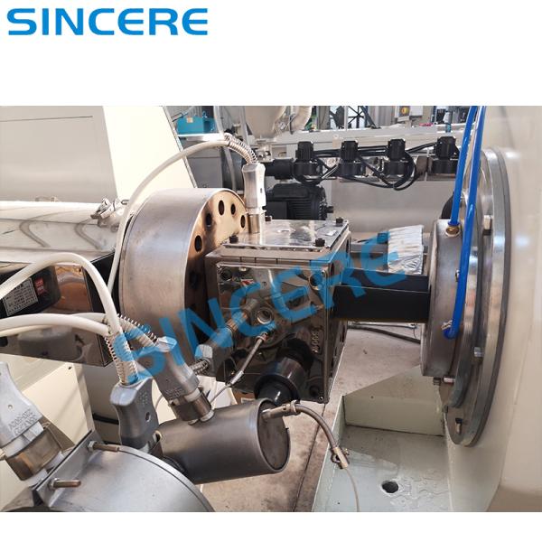 Voltage 380V 50HZ 3Phase Customized Spiral Pipe Extrusion Line Featuring 38CrMoAlA Hardness Of Barrel HV940 for Pipe Manufacturing