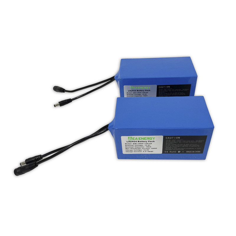 перезаряжаемые блока батарей цикла 12.8V 10Ah глубокое построенное в 10A BMS