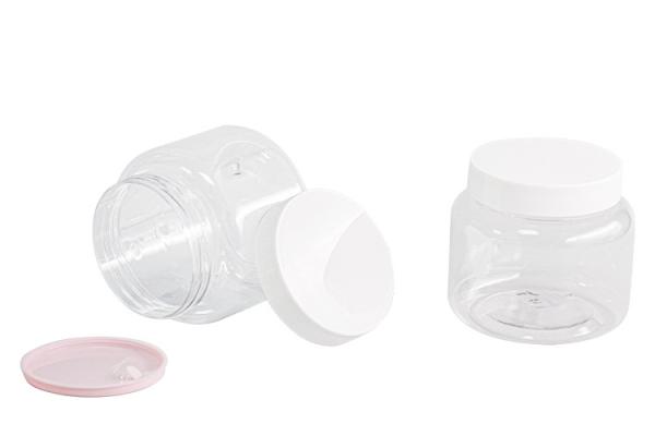Frasco de creme PET de 300ml de material reciclável para embalagens de cosméticos e loções para o corpo