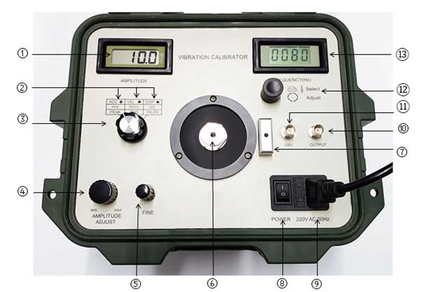 Laboratory And On Site Portable Shaker Vibration Calibrator Handheld