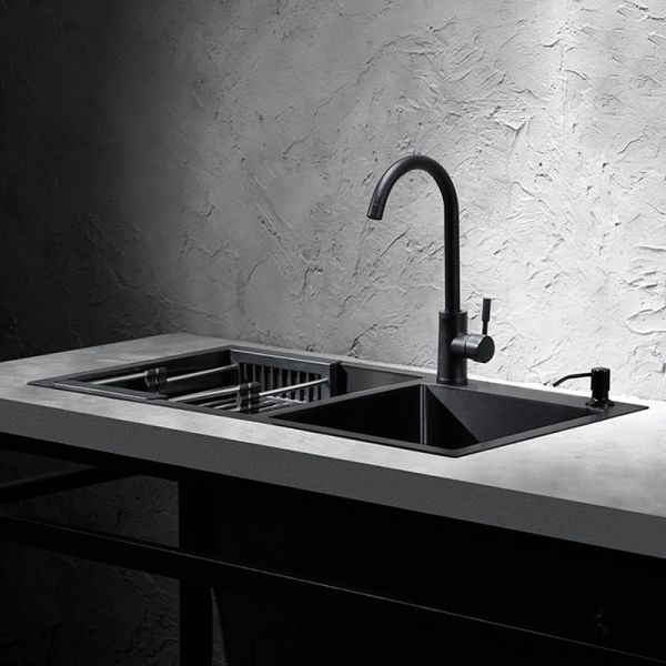 Двойной материал нержавеющей стали 304 раковины 201 стирки овоща шара