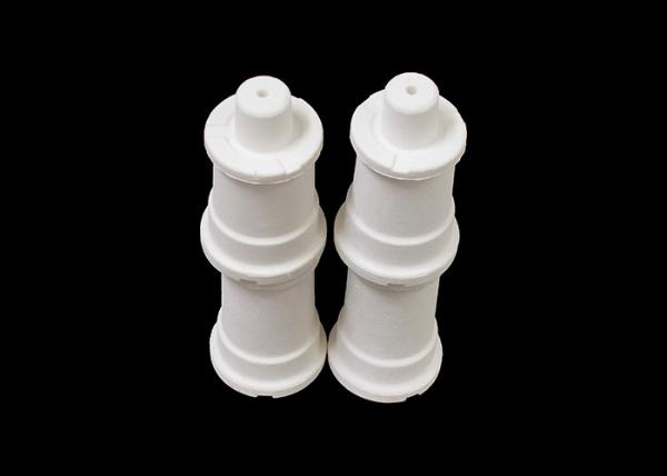 2.6-2.7g / Cm3 Refractory 75% Alumina Ceramic Column For Firing Ceramic