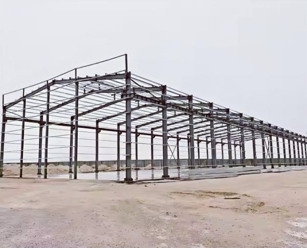 Construcción de estructuras de acero Q235B Q355B pintura anticorrosiva galvanizada y sumergida en caliente