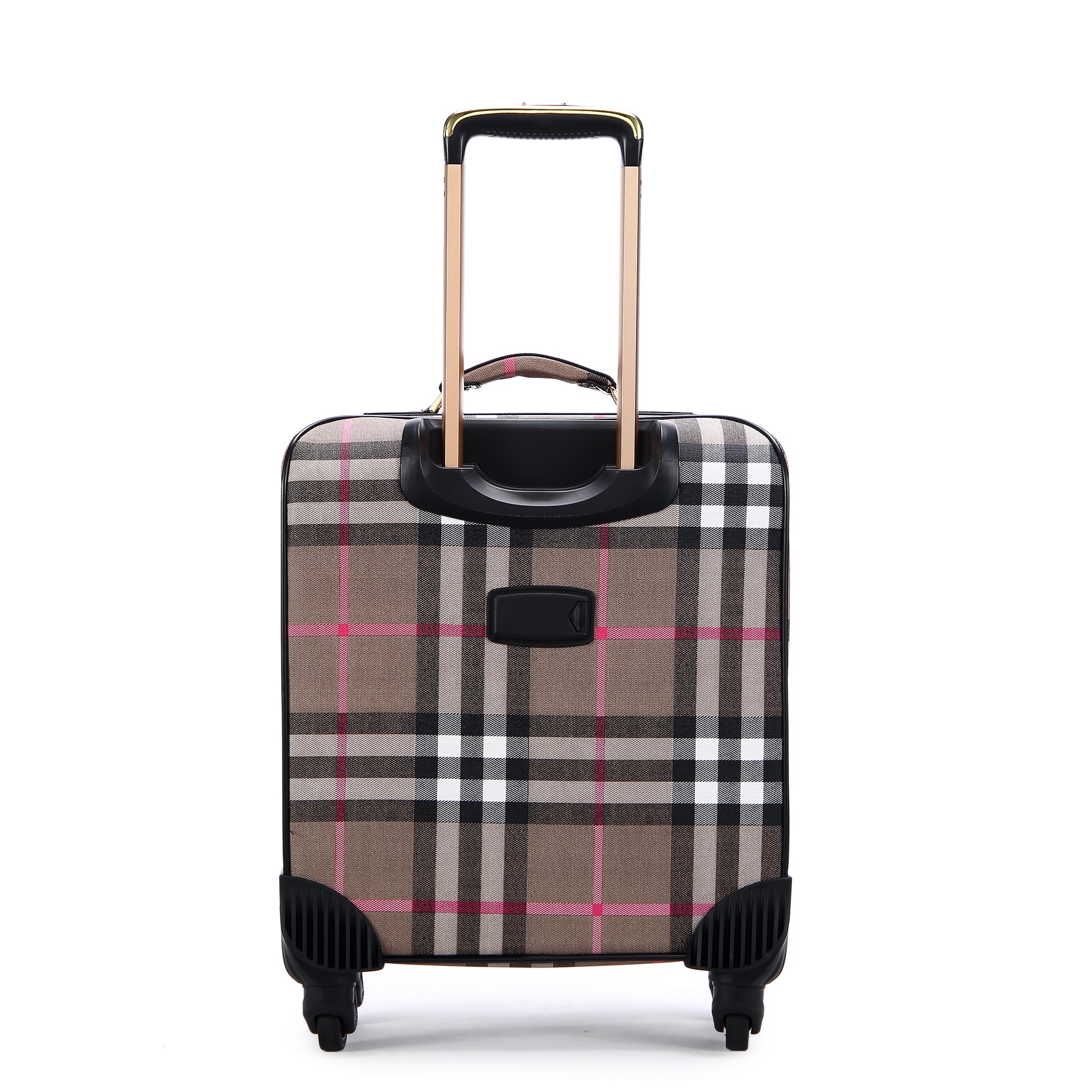 Unisex High Quality Aluminum Rod Trolley Suitcase New Design Leather Luggage with Spinner Caster PU Large Capacity Carry-On Set