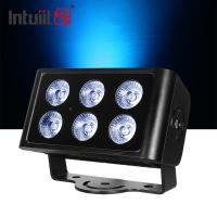 Iluminação LED de paisagem de arquitetura exterior de novo design Ângulo de feixe estreito IP65 6 * 5W RGBW DMX512 projéteis LED