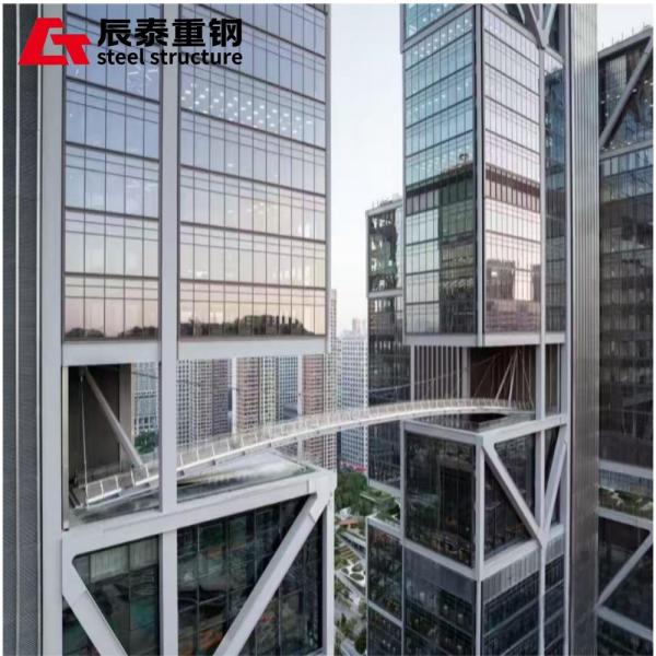 High Rise Prefabricated Steel Structure Office Building For Commercial