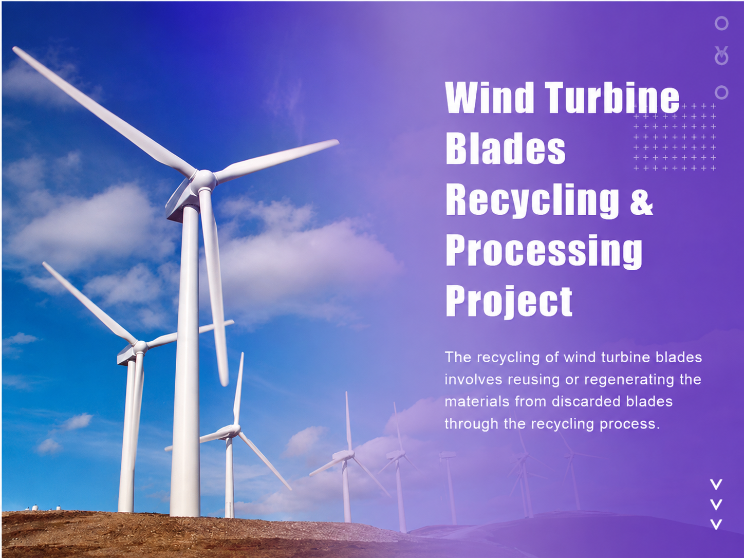55 kw Power Double Shaft Design Multifunctional Mobile Shredder for Wind Turbine Blade and Composite Material Shredding