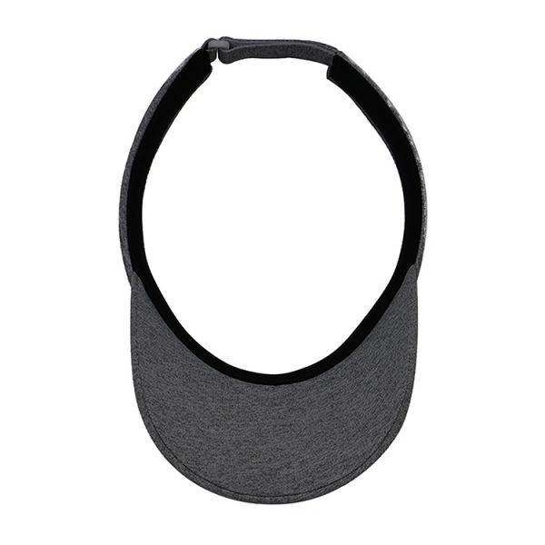 Custom Gray Sports Sun Visor Hat Outdoor Adjustable Visor Cap