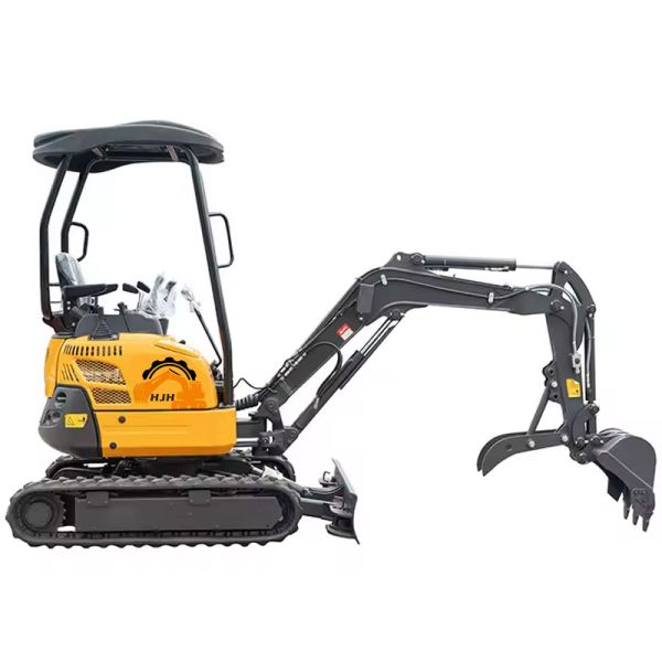 Fully Hydraulic 15HP EPA Towable Backhoe Excavator with Shovel/Ditch Finger/Log Thumb