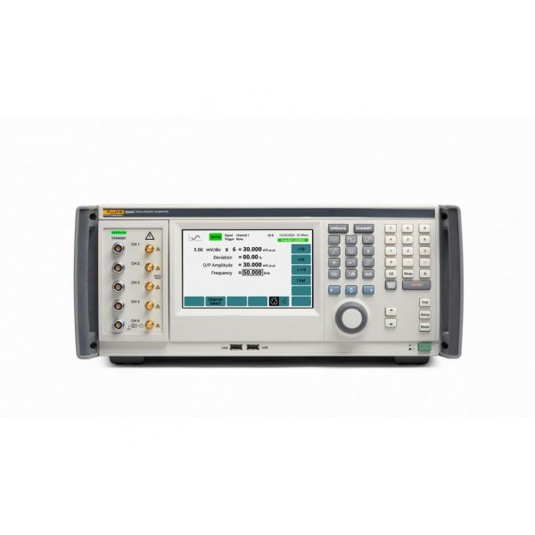 Fluke 9500C Fully Automated Oscilloscope Calibrator with 4 GHz Leveled Sine Waves and Multi-Channel Output