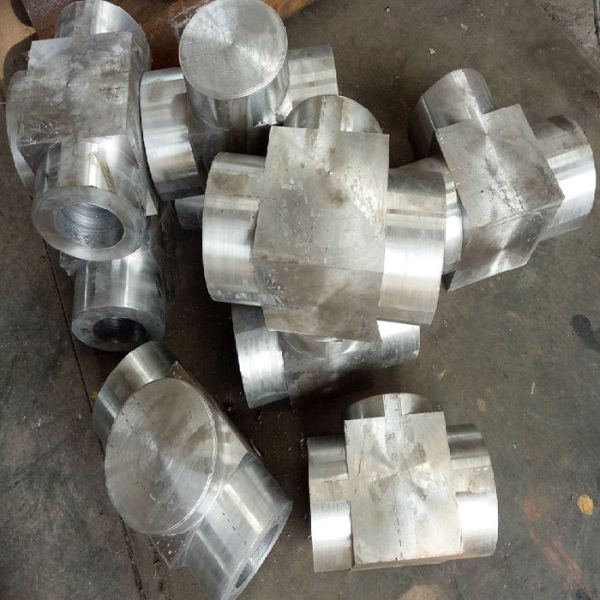 ASME B16.11 Silver Plated Forged Three-Way Carbon Steel 2000LB-9000LB Pressure Rating