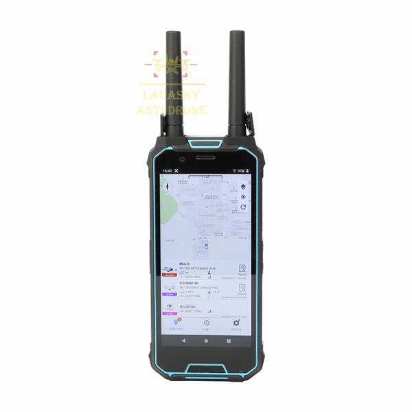 Full Band 100MHz-6000MHz Anti Drone Detection Device Wearable with 3- 4h Endurance Time
