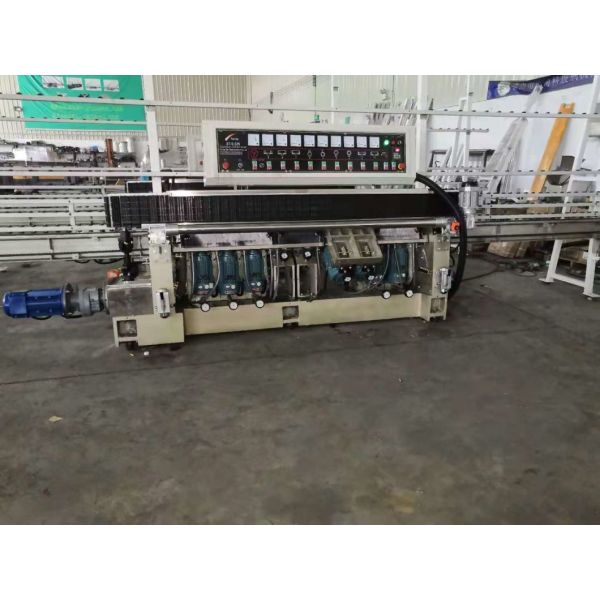 Máquina de pulido de vidrio de borde de bisel recto de borde múltiple con diseño vertical